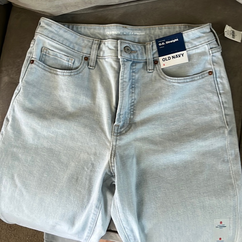 NWT Old Navy OG straight jeans. Size 8